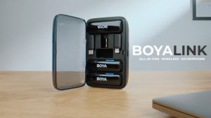BOYA BOYALINK 3-IN-1 Wireless Microphone With USB-C / Lightning /3.5mm TRS Noise Cancelling