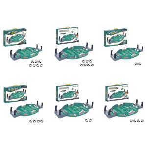 【New Arrival】 Portable Childrens Football Battle Table Mini Parent-child Interactive Toys with 2/4/7 Footballs Leisure Soccer Battle Toy Physical Education Toys
