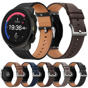 20 22mm Leather Watch Strap For SUUNTO RUN Wristband For SUUNTO 9 PEAK PRO/5 PEAK/RACE S/OCEAN/VERTICAL Business Band Accessorie