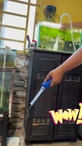 Ống bơm tay thay nước hút cặn hút phân cá và thay nước hồ cá bể cá