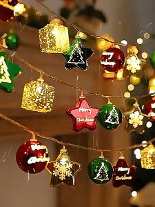 20pcs 3 Meter Lampu Dekorasi Natal Bola Lampu Pohon Natal Hiasan Lampu Pohon Natal