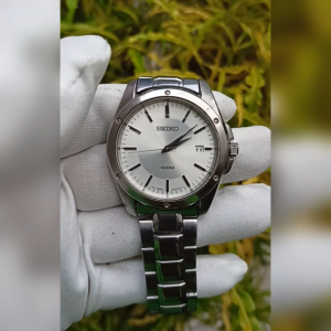 SEIKO 7N42 0FH0 Silver Vintage Second Original | Jam Tangan Pria Preloved