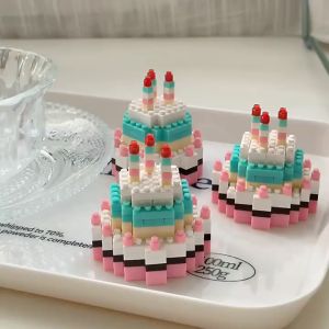 Nano Block Cake Gift Box / Mainan Blok Balok Susun Mini Cake /Kue Ulang Tahun Building Bricks Hadiah Ulang Tahun