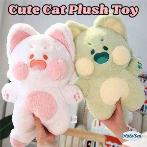 Oldlaiben 40CM Cute Kitten DuDu Cat Plush Doll Kids Toy Fluffy Doll Plushie Pillow Friends Girl Birthday Gifts