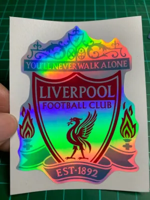 Sticker Liverpool Hologram reflective Sticker Motorcycle / Car