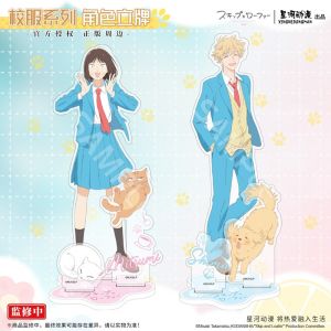 พนักงานพับกระดานโต๊ะเดสท็อปของ Anime Acrylic School Uniform Series Jumping Youth ของตกแต่งโต๊ะของ Anime Star River
