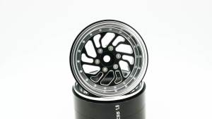 TxxRcss RC 1.9 Inch Beadlock Wheels Offsets -8.5mm Rims Hex 12mm Aluminum Wheel for TRX4 TRX6 SCX10 Gen8 1/10 RC Crawler Remote