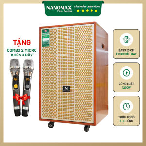 Loa Kéo Nanomax SK-18G8 Bass 50cm Công Suất 1200w/max Karaoke Bluetooth Bản Mic Sạc