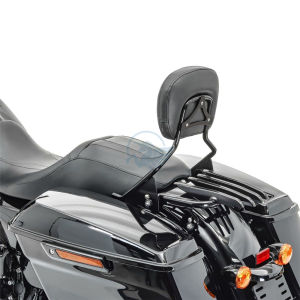 Detachable Backrest Sissy Bar Luggage Rack For Harley Touring Road King Electra Street Glide FLHR FLHX FLHT 09-21 UP