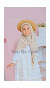 Hijab Segitiga Instan Jersey Anak Remaja 7 - 13 Tahun - Yansya Hijab