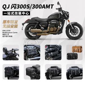 Quick Release Folding Backrest Saddlebag Modification for Qianjiang QJ Flash 300/300S/250V/300Amt Automatic Gear Motorcycle