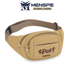 MENSPE Sports Bag Waist Bag Chest Bag Crossbody Chest Bag  Multi-Functional Fitness Bag Small Waist Pouch Waterproof Wear-Resistant Waist Bag with Adjustable Strap for Workout Running