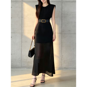 PIAOYA | Slimming Summer New A-line Dress Slim High-end Style