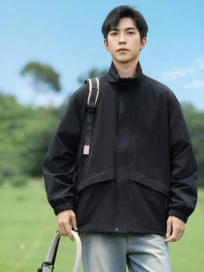 Warrior | Stylish Stand Collar Work Jacket Casual Loose Outerwear