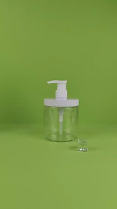 300ml 500ml 1000ml Clear Liquid Container Soap Dispenser Shampoo Lotion Shower Gel Wide Mouth Bottle