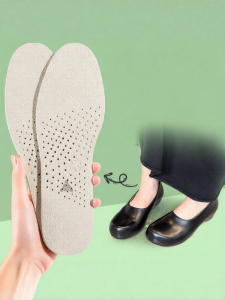 LINGMIAO | Leather Insoles Anti-odor Soft Comfortable Breathable