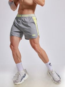 Quần Short Thể Thao Nam Mùa Hè OMG Ice Silk Light Thin Thoáng Khí Chạy Bộ Tập Luyện Ba Điểm Quần Short Thể Thao