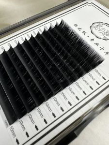 Natural Curl round Bristle 0.10mm Tensile JBCD Eyelash Extension Non-Detachable for Beauty Salon Professional Use Eyelash Extensions