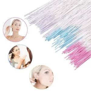 60Pcs/Lot Pierced Ear Cleaning Set Herb Solution Paper Floss Ear Hole Aftercare Tools Kit Disposable Earrings Hole Cleaner Kit