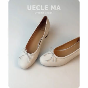 MASHUJIA | Ultra-soft Bow Ballet Flats with Low-cut