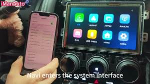 iManAuto Wireless carplay Android Auto Fits For Land Rover Jaguar Bosch Discovery4 Evoque Freelander2 XJL XE XF Mirroring Decode