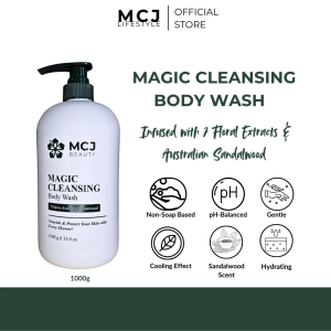 MCJ Beauty Body Wash with 7 Floral Extracts for Nourishing Moisture and Gentle Cleanse 1000g