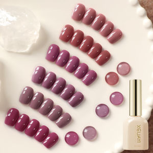 Bộ Dụng Cụ Làm Móng XEIJAYI 6 Món Màu Hồng Kiểu La Mã Thiết Kế Cameo Sơn Gel UV LED Dành Cho Nữ Chất Lượng Salon Quà Tặng Ngâm Móng