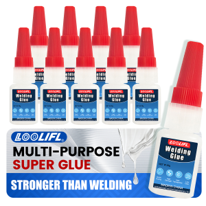 Universal Super Glue Extra Strong Adhesive Quick Drying Cyanoacrylate for Metal Plastic Wood Bonding Ceramic Liquid Glue Tool