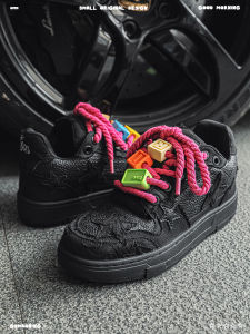 Black Knight Mens Shoes Thick Bottom Heightening Board Shoes American Retro High Street Hip Hop Trendy Bread Shoes Ins