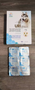 BOSSEN - URI Shield (dogs) Hỗ Trợ Bảo Vệ Bàng Quang cho Chó giúp Tiết Niệu khỏe - Hộp 12 viên