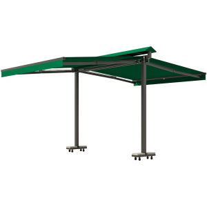 ZIYE | Purple Leaf Double-Opening Retractable Electric Awning