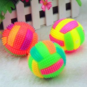 FEIZHUXIANSEN | Interactive Rubber Pet Ball with Sound and Light for Medium to Large Dogs