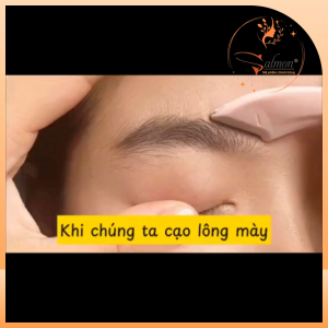 Bộ Kéo Cắt Tỉa Lông Mày Kèm Lược Chải GECOMO G2052 Và Lưỡi Cong Cạo Lông Mày Chống Trầy Xước