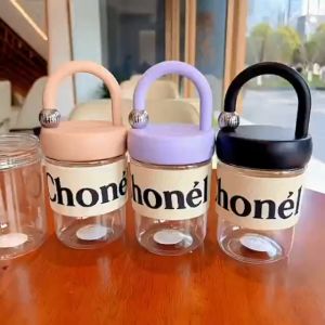 (tăng 4 sticker ) Bình đưng nước FASION  CHONÉ   450 ML     chất lượng tốt - ly uống trà - bình nước   -