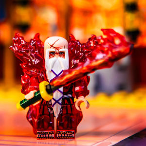 Chinese Fad Toy Anime Death Yamamoto Yuan Liuzhai Heavy Chinese Kid Disabled Day Prison Clothes Form Building Blocks Suitable for Lego