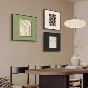 YASISHA | Abstract Geometric Modern Wall Art Green High-end Aesthetic Decor