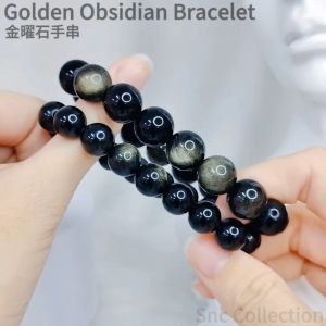 【SNC】< 金曜石> 水晶手鏈男女  Crystal Bracelet for Men Accessories Women Men Bangles Bracelets Gelang Tangan Perempuan Lelaki