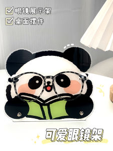 Adorable Kitty Acrylic Eyeglasses Clips Hairpin Storage Desktop Decoration High Aesthetic Value Girl Heart Eyewear Organizer