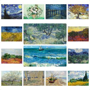 DIY Van Gogh Diamond Painting 5D Full Mosaic Abstract Garden Almond Blossoms Starry Night Rhinestone Decor Home