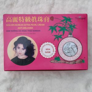 Kem nám sâm hồng dưỡng trắng ngọc trai Hàn Quốc Golden Korean Extra Pearl Cream Anti Melasma 5g