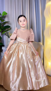 Modern Filipiniana long gown for kid Premium Quality fashionable simple elegant