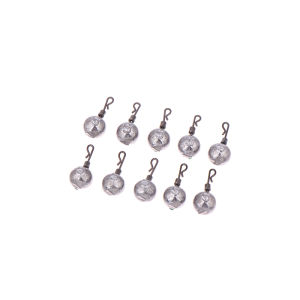 ★▲10pcs/box Fishing Sinkers 2.5g-3.5g-5g-7g-10g-14g-20g Round Solid Lead Sinkers Auxiliary Fishing Tackle Accessories Wholesale