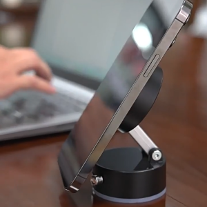 Vacuum Magnetic Suction Phone Mount – Hands-Free Holder for Car Shower Gym & More