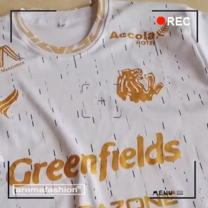 KAOS JERSEY AREMA 2024 - 2025 AWAY aremafashion putih