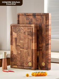 HAOGUANJIA | Mold-proof & Antibacterial Black Walnut Wood Cutting Board
