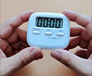 FYBEE Timer Magnetic Stopwatch Countdown Alarm With Battery Digital LCD Kitchen Cooking Timer Baking Timer Study Timer