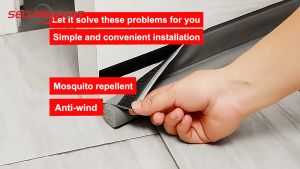 Adjustable Under Door Stop Draft Stopper Soundproof Bottom Seal Self-adhesive Strip Gap Meterai Bawah Pintu 门缝门底密封条隔音 Soundproof Door Gap Bottom Seal Dustproof Door Stopper Door Sealing Strip Sendal Pintu Penutup Lubang Bawah Pintu