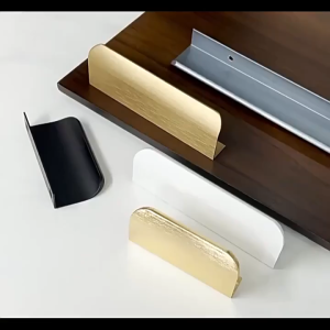 Handle Minimalis 80/120/150/200mm Tarikan Tersembunyi Belakang Pintu Lemari Tarik Kitchen Set