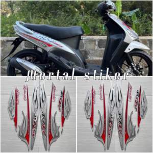 STIKER STRIPING FULL SET LIS LES MOTOR YAMAHA MIO API SPORTY TAHUN 2006 2007