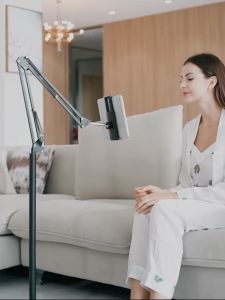 Tablet Lazy Holder 360° Rotation Adjustable Foldable Floor Stand Live Stand For iPad Tab Xiaomi Huawei 手機平板地面支架